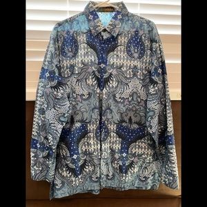 Batik Men’s Solo Indonesia Luxury Long Sleeve